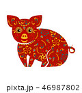 Chinese New Year pig 46987802