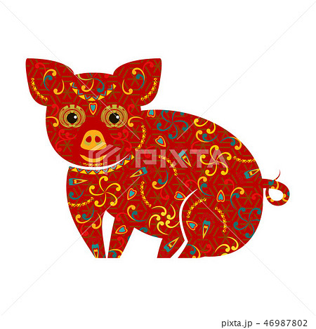 Chinese New Year pig 46987802