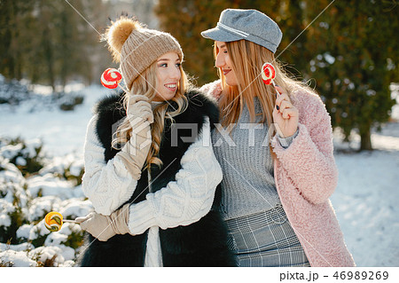 girls in winter 46989269