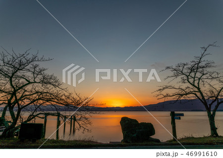 海津大崎の夕景 46991610