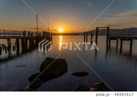 海津大崎の夕景 46991617