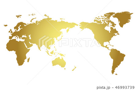 世界地図　World Map Vector 46993739