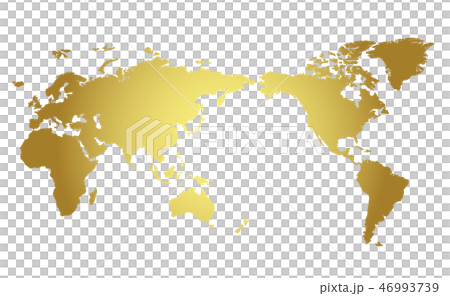 世界地図　World Map Vector 46993739