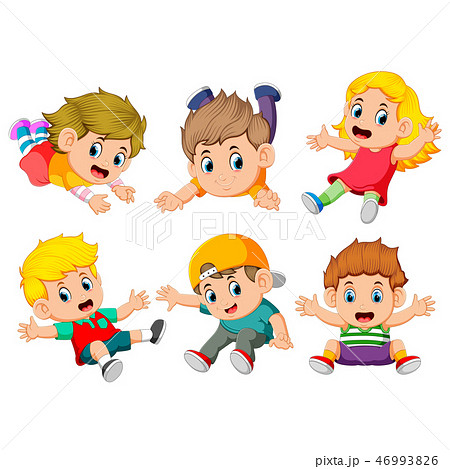 the collection of the children flying the collection of the children flying 46993826