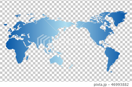 世界地図　World Map Vector 46993882