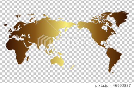 世界地図　World Map Vector 46993887