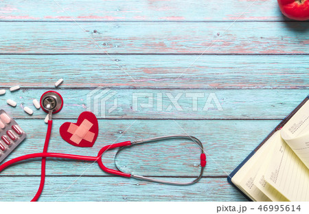 healthcare and medical, red stethoscope, medicine healthcare and medical, red stethoscope, medicine 46995614
