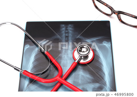 world health day red stethoscope and red heart 46995800