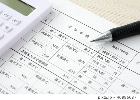 保険の見直し・整理 46996037