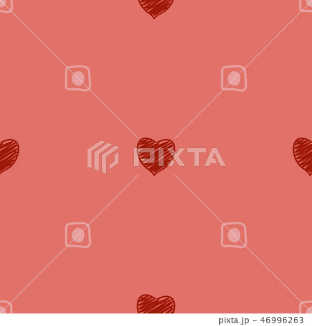 Abstract seamless vector background in elegant pastel colors with red hearts and abstract signs. Abstract seamless vector background in elegant pastel colors with red hearts and abstract signs. 46996263