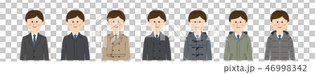 Businessman standard coat 7 types set Businessman standard coat 7 types set 46998342
