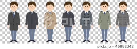 ビジネスマン 定番コート　7種セット 46998348