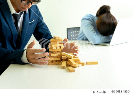businessman and businesswoman sad wood blog depressed businessman and businesswoman sad wood blog depressed 46998400