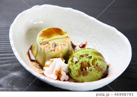 抹茶パフェ 抹茶パフェ 46998793