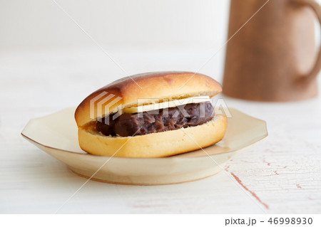 あんバターサンドと飲み物 あんバターサンドと飲み物 46998930