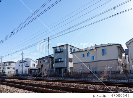 線路沿いの住宅街 47000542