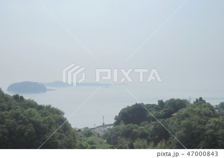 view out of train cross of the Seto Bridge 47000843