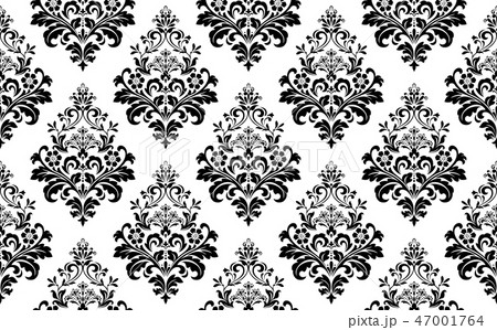 Floral pattern. Vintage wallpaper in the Baroque  47001764