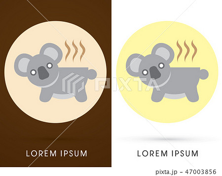 Koala cafe, cup koala graphic vector. Koala cafe, cup koala graphic vector. 47003856