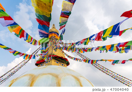 Boudhanath Stupa in Kathmandu, Nepal 47004040