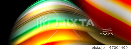Color flow poster. Wave Liquid shape color background. Art design for your design Color flow poster. Wave Liquid shape color background. Art design for your design 47004499