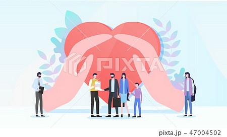 Family Health Care Insurance Flat Vector Concept 47004502
