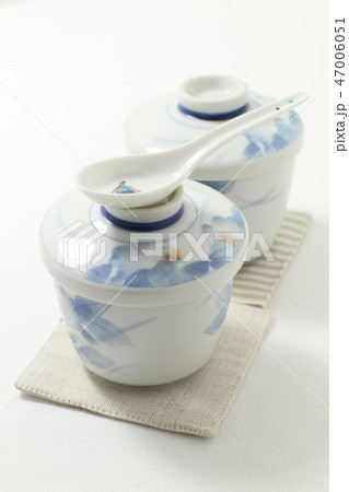 茶碗蒸し、容器、蓋物、二個、器 茶碗蒸し、容器、蓋物、二個、器 47006051