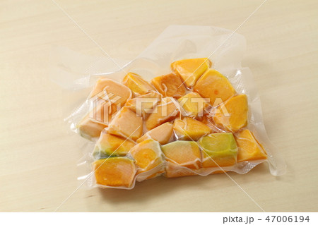野菜、カボチャの保存、真空パック、生野菜の冷凍保存 47006194