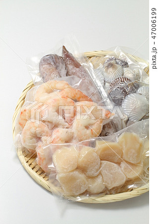 魚貝類、冷凍保存、真空パック 47006199
