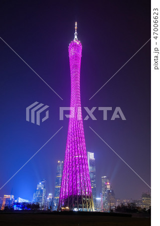 広州塔 夜景 広州塔 夜景 47006623