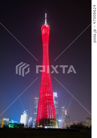 広州塔 夜景 広州塔 夜景 47006624