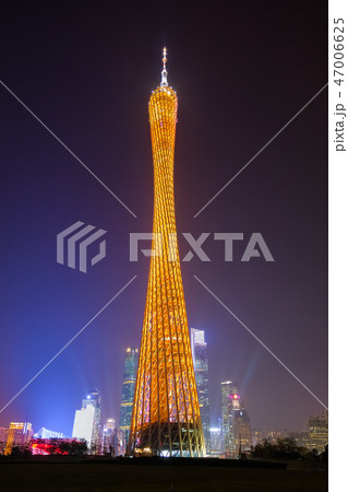 広州塔 夜景 広州塔 夜景 47006625