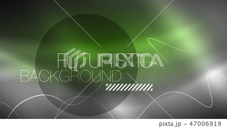 Neon lines wave background. Abstract composition Neon lines wave background. Abstract composition 47006919