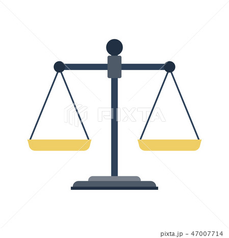 Scales of justice icon. 47007714