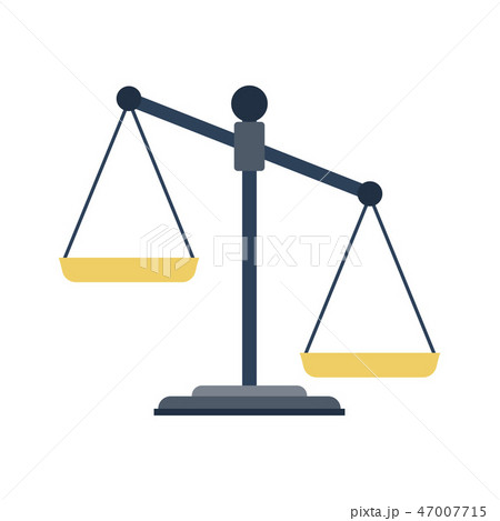 Scales of justice icon. 47007715