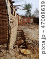 崩された旧市街、クチャ、シルクロード、新疆ウイグル自治区、中国 47008639