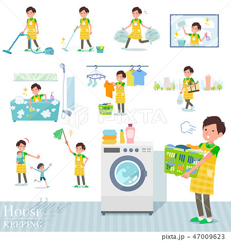 flat type Childminder men_housekeeping 47009623