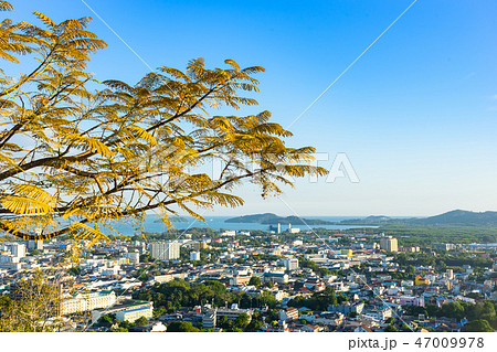 Cityscape of Phuket, Thailand. 47009978