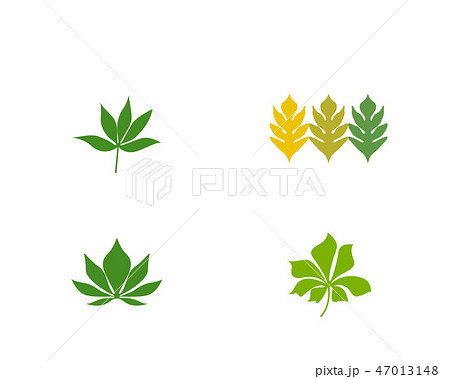 green leaf ecology nature element vector icon 47013148
