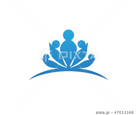 floral patterns logo and symbols on a white 47013168