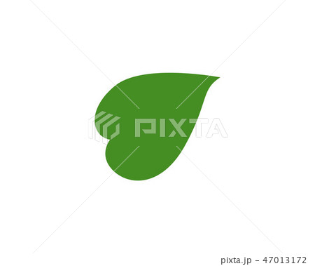 green leaf ecology nature element vector icon 47013172