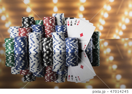 Classic casino, Poker Chips background Classic casino, Poker Chips background 47014245