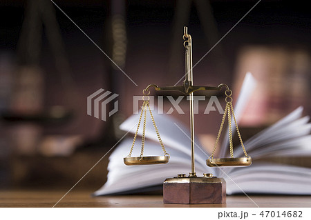 Judges wooden gavel and law Scales Judges wooden gavel and law Scales 47014682