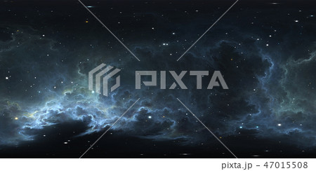 360 degree space nebula panorama 47015508