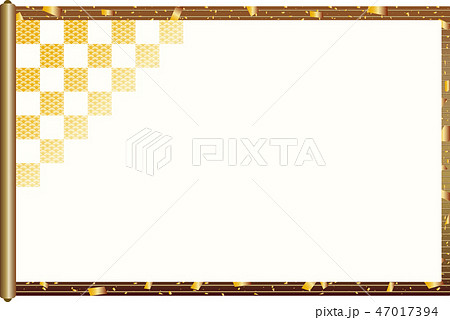 巻物 金箔 巻物 金箔 47017394