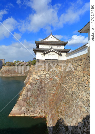 【大阪府】晴天下の大阪城千貫櫓 47017460