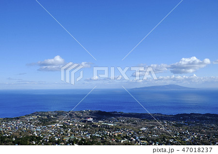 伊豆 大室山 伊豆半島 三原山 伊豆 大室山 伊豆半島 三原山 47018237