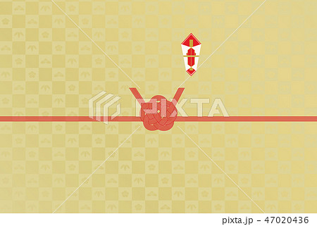 のし紙 金箔 水引き 47020436