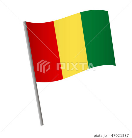 Guinea flag icon 47021337
