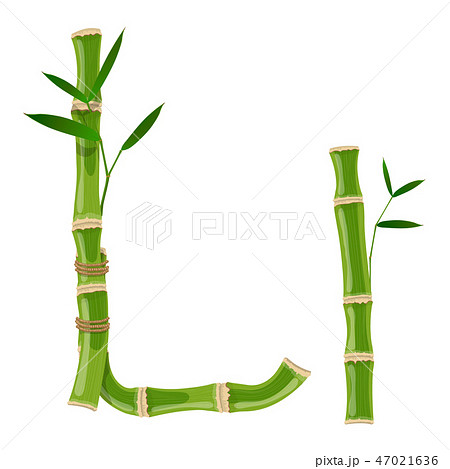 Bamboo letter L 47021636